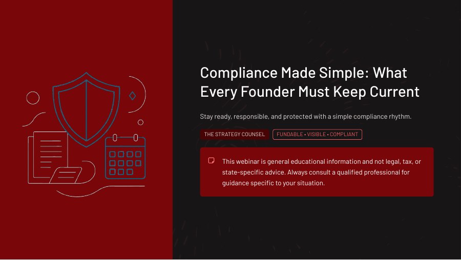 Compliance Made Simple workshop cover