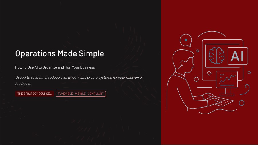 Operations Made Simple workshop cover